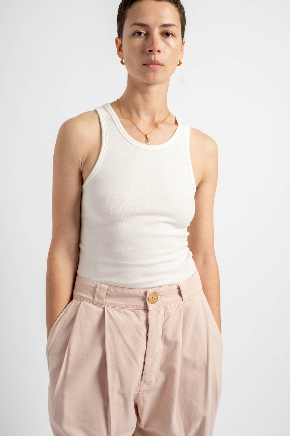 Alta Tank in Washed White