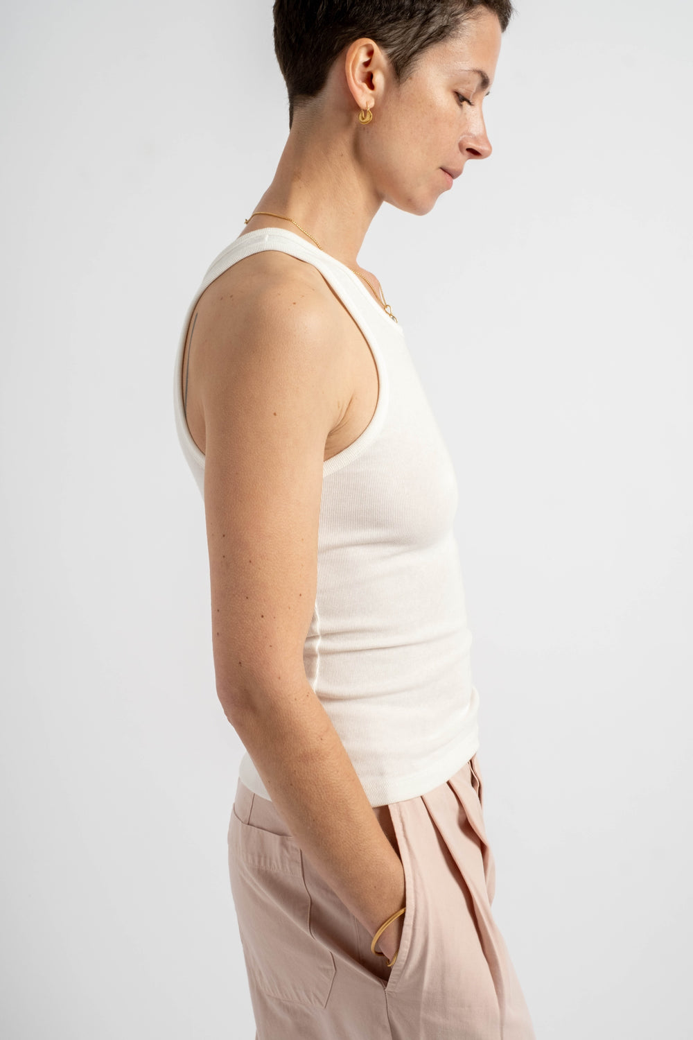 Alta Tank in Washed White