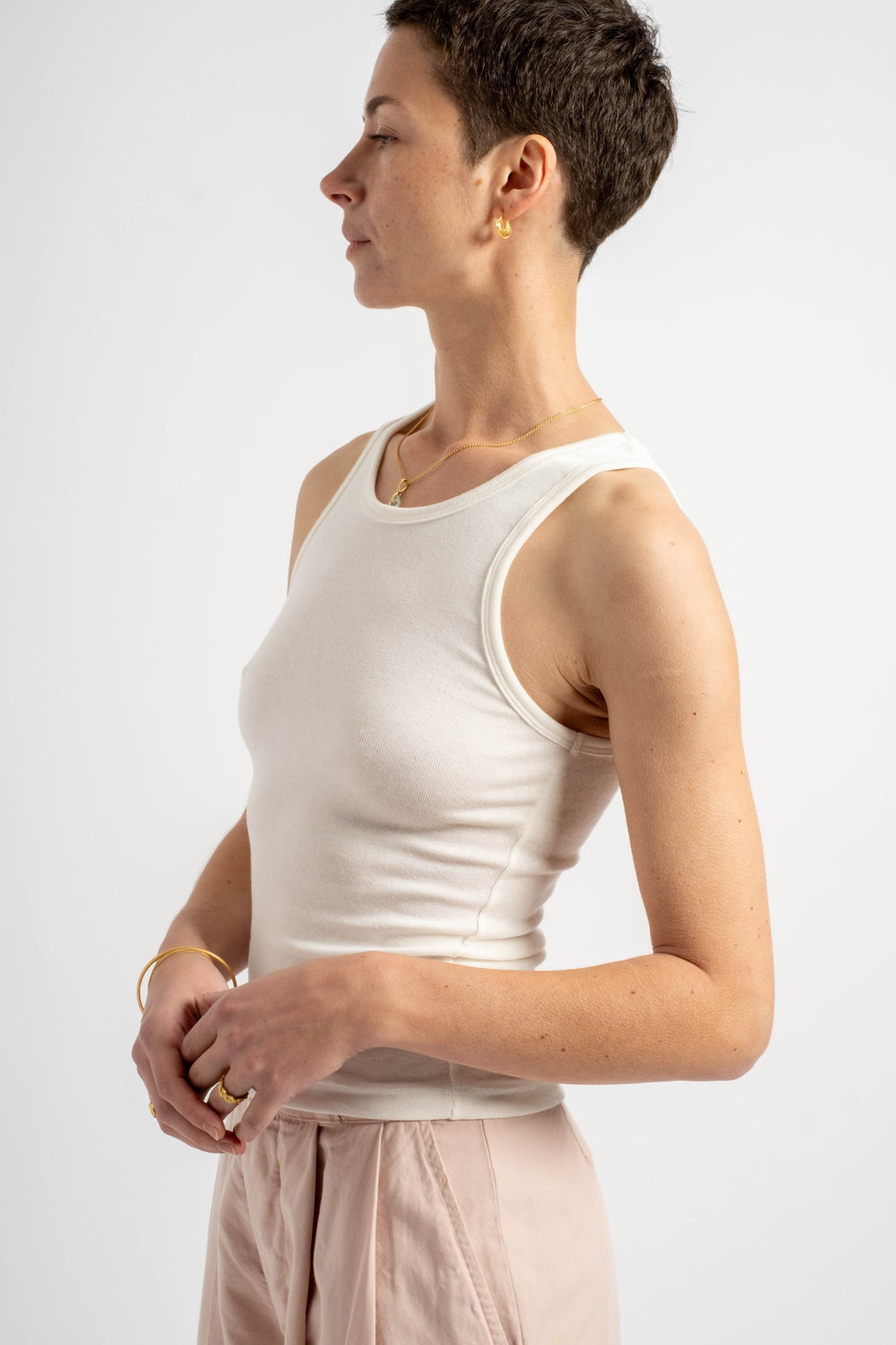 Alta Tank in Washed White