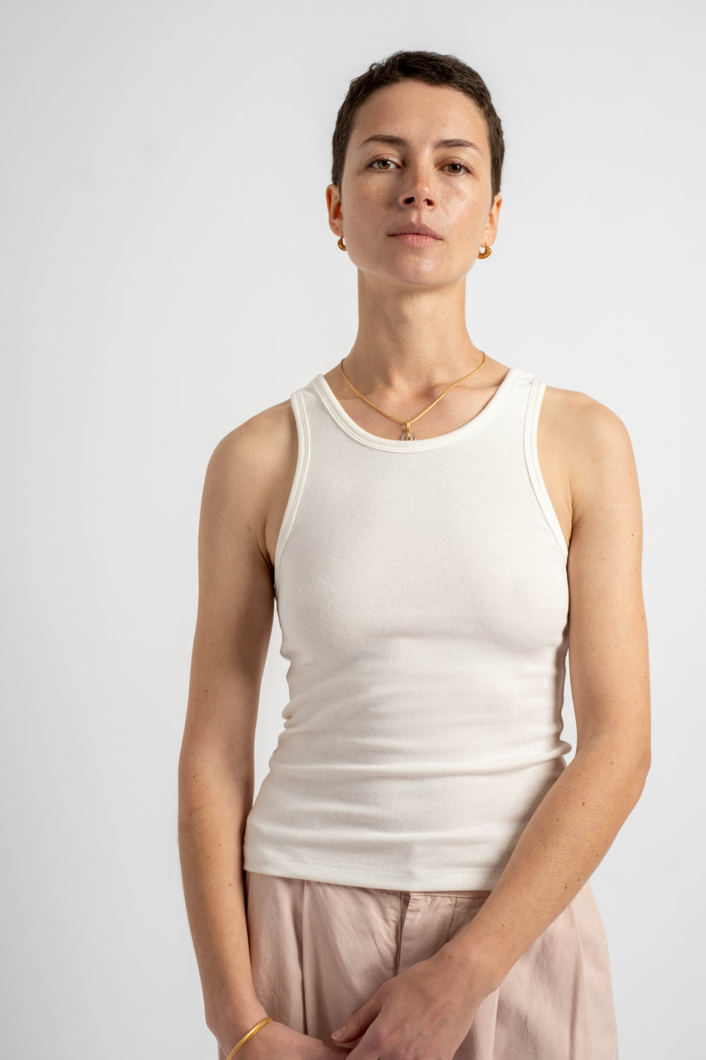 Alta Tank in Washed White