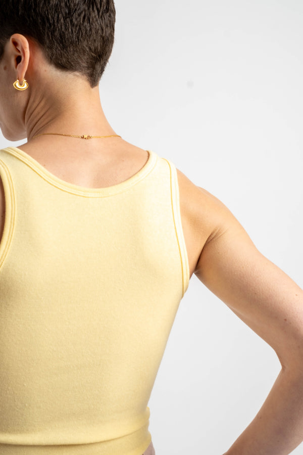 Alta Tank in Sunbleached Yellow