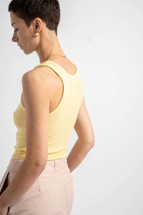 Alta Tank in Sunbleached Yellow