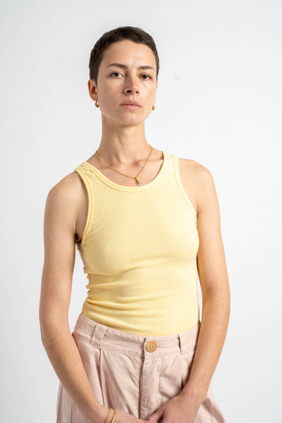 Alta Tank in Sunbleached Yellow