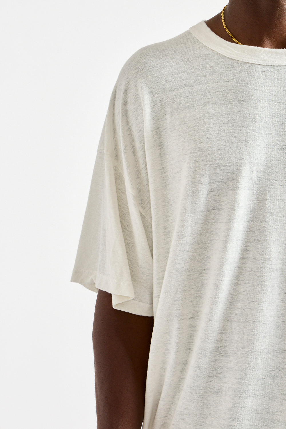 Buckeye Tee in Washed White