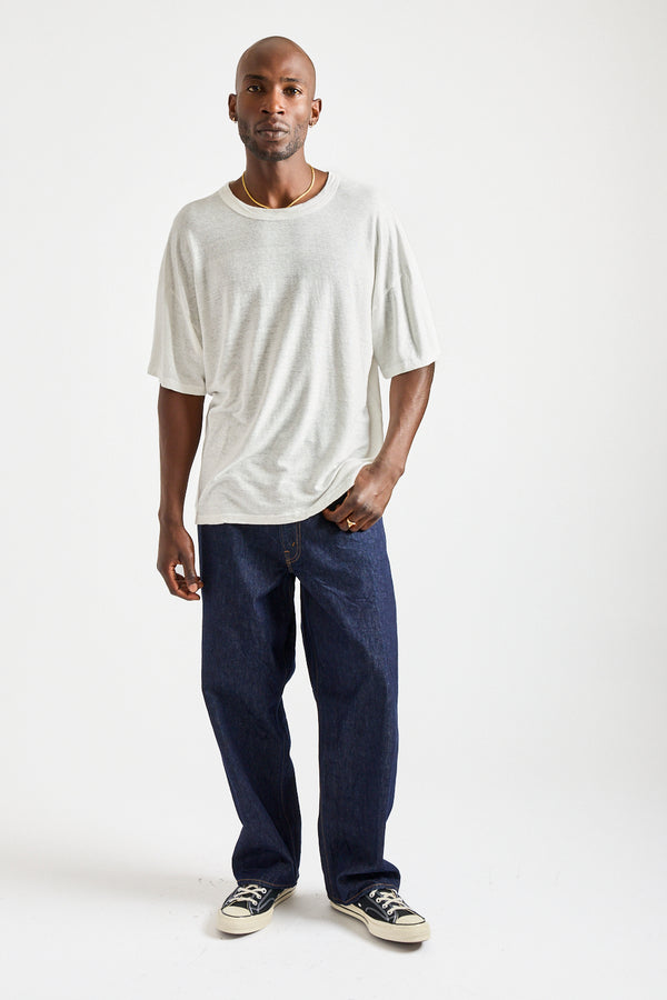 Buckeye Tee in Washed White