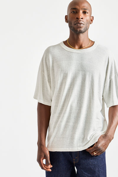 Buckeye Tee in Washed White