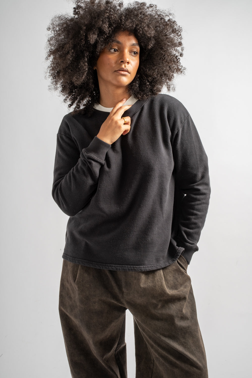 Campfire Crew Fleece in Black