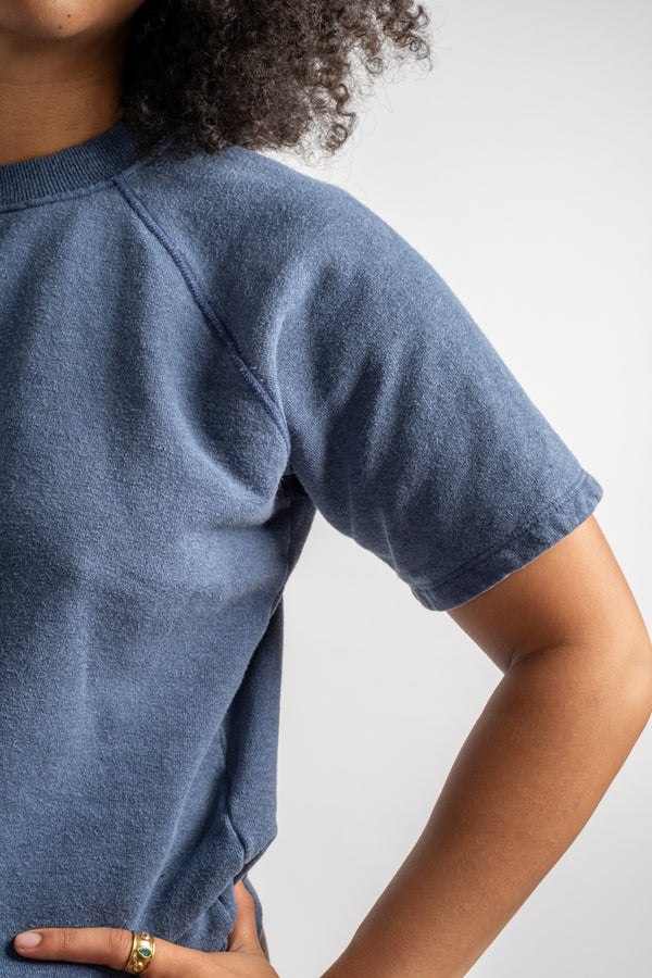 Heathered Magnuson Short Sleeve in Deep Indigo