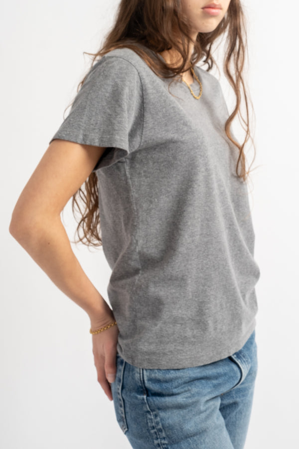 Heathered Lorel Tee in Diesel Gray