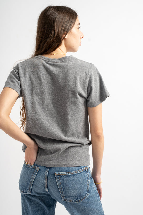 Heathered Lorel Tee in Diesel Gray