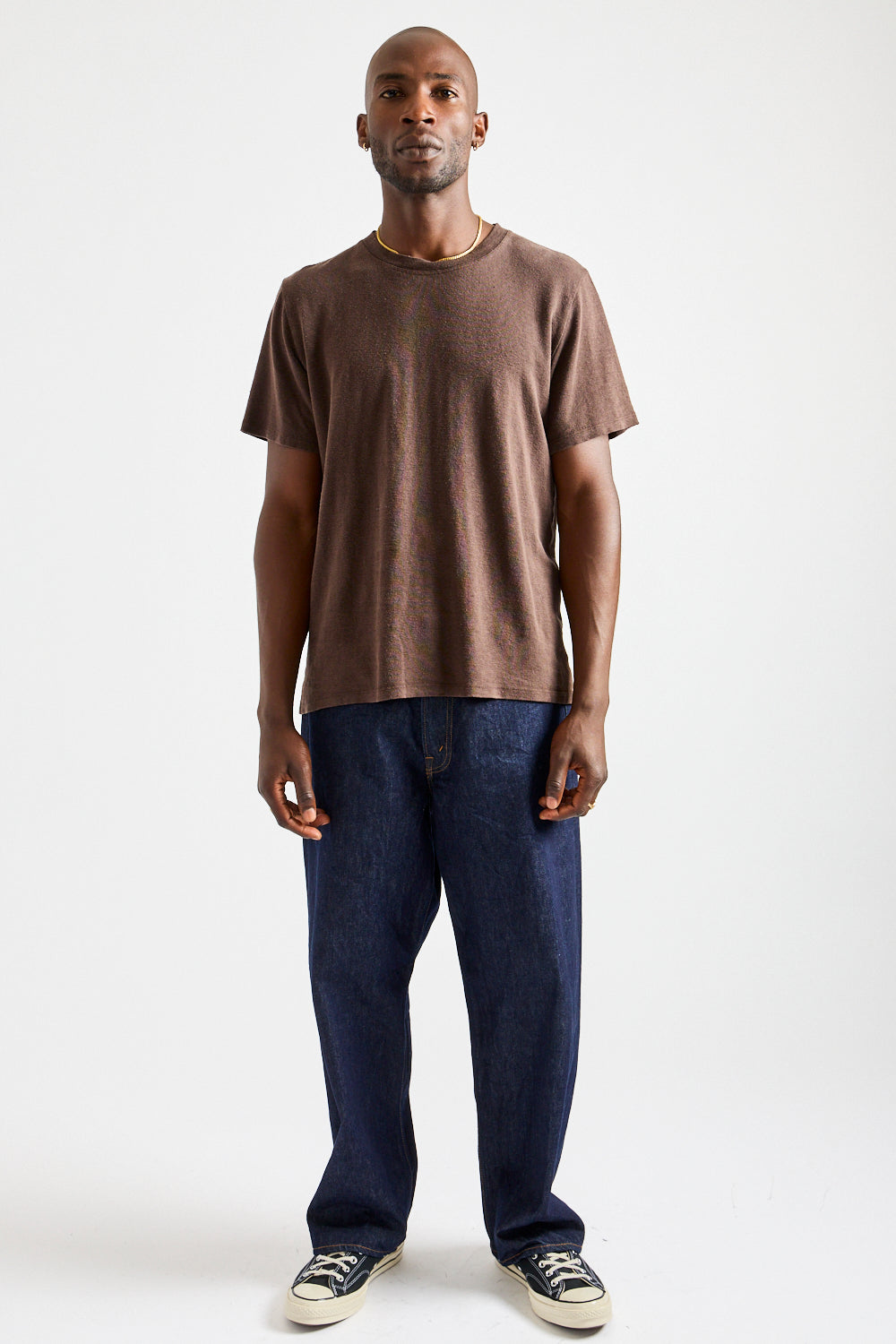 Mana10 100% Hemp Tee in Coffee Bean