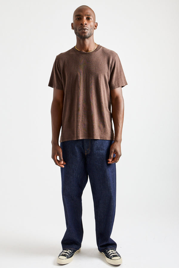 Mana10 100% Hemp Tee in Coffee Bean