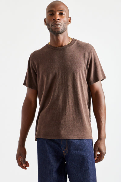 Mana10 100% Hemp Tee in Coffee Bean