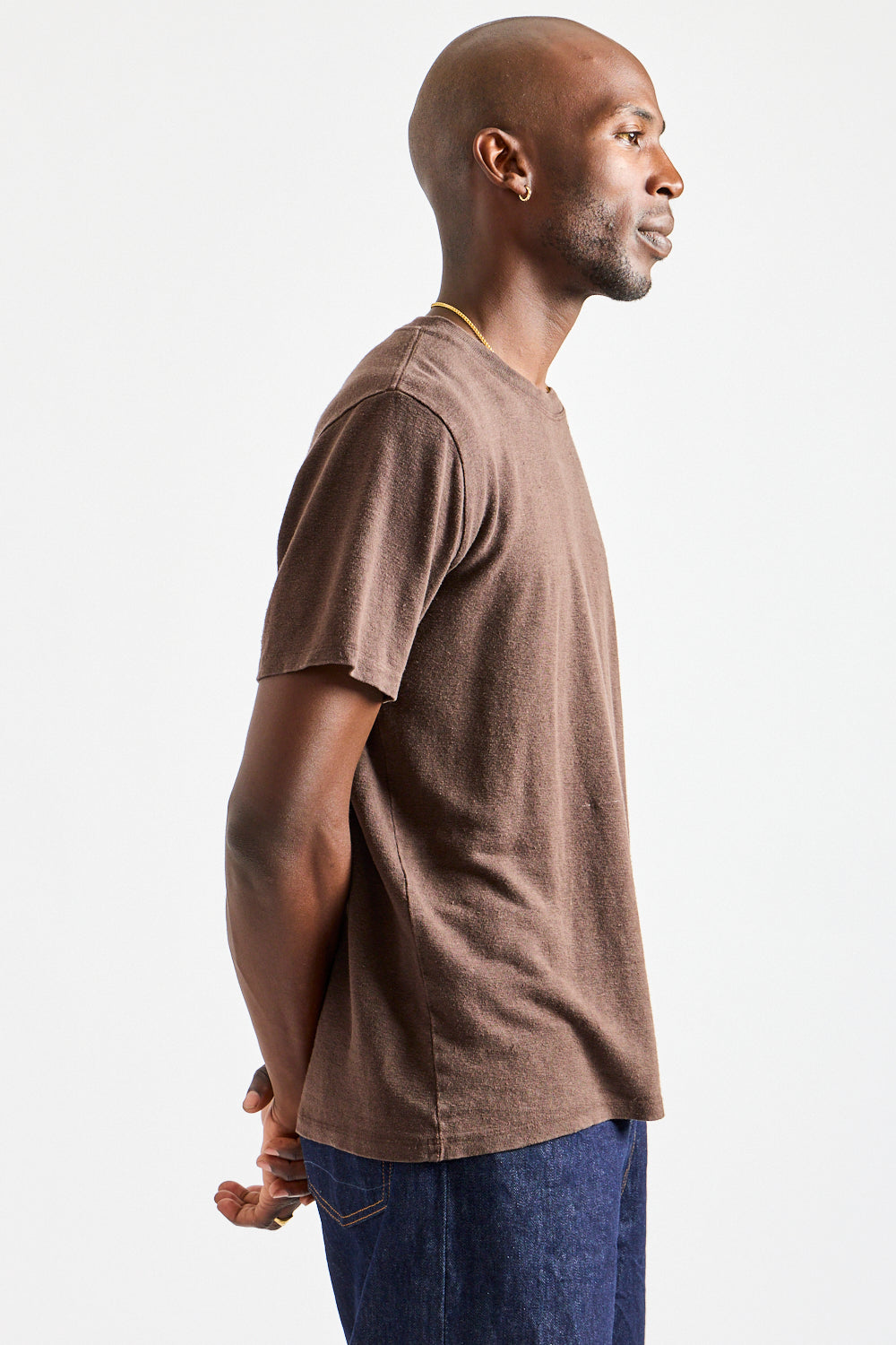 Mana10 100% Hemp Tee in Coffee Bean