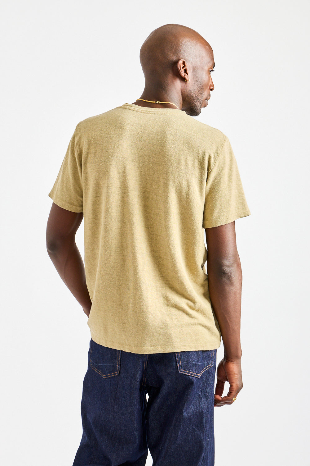 Mana10 100% Hemp Tee in Desert Khaki