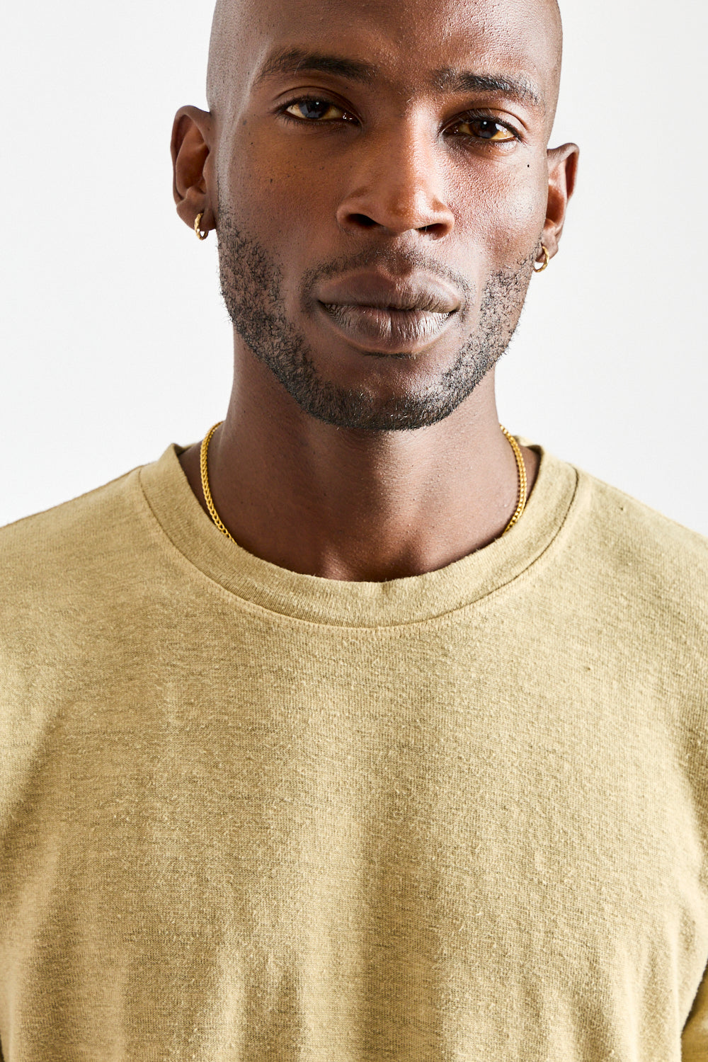 Mana10 100% Hemp Tee in Desert Khaki