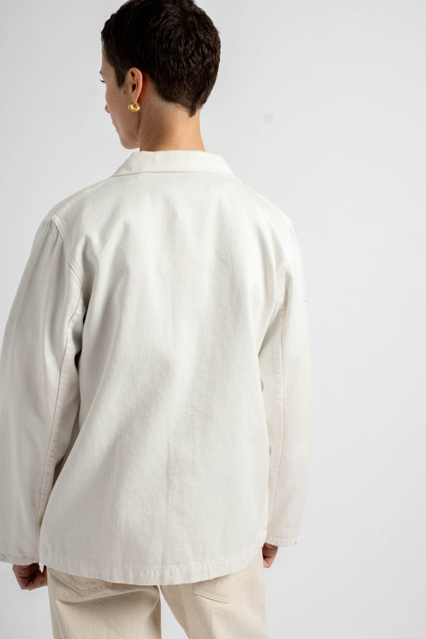 Olympic Jacket in Washed White