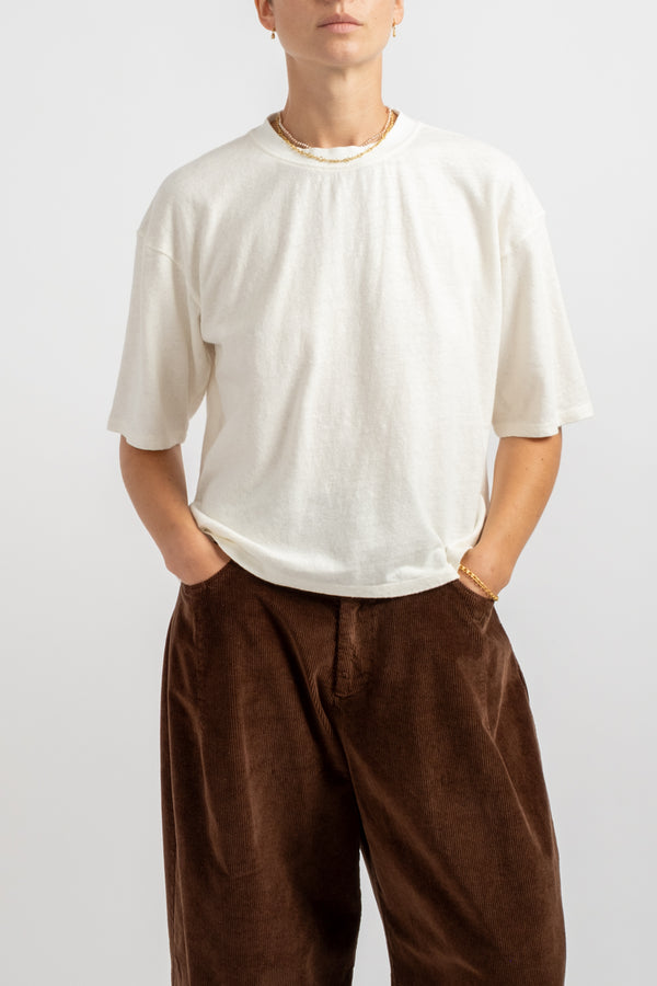 Ramona Tee in Washed White
