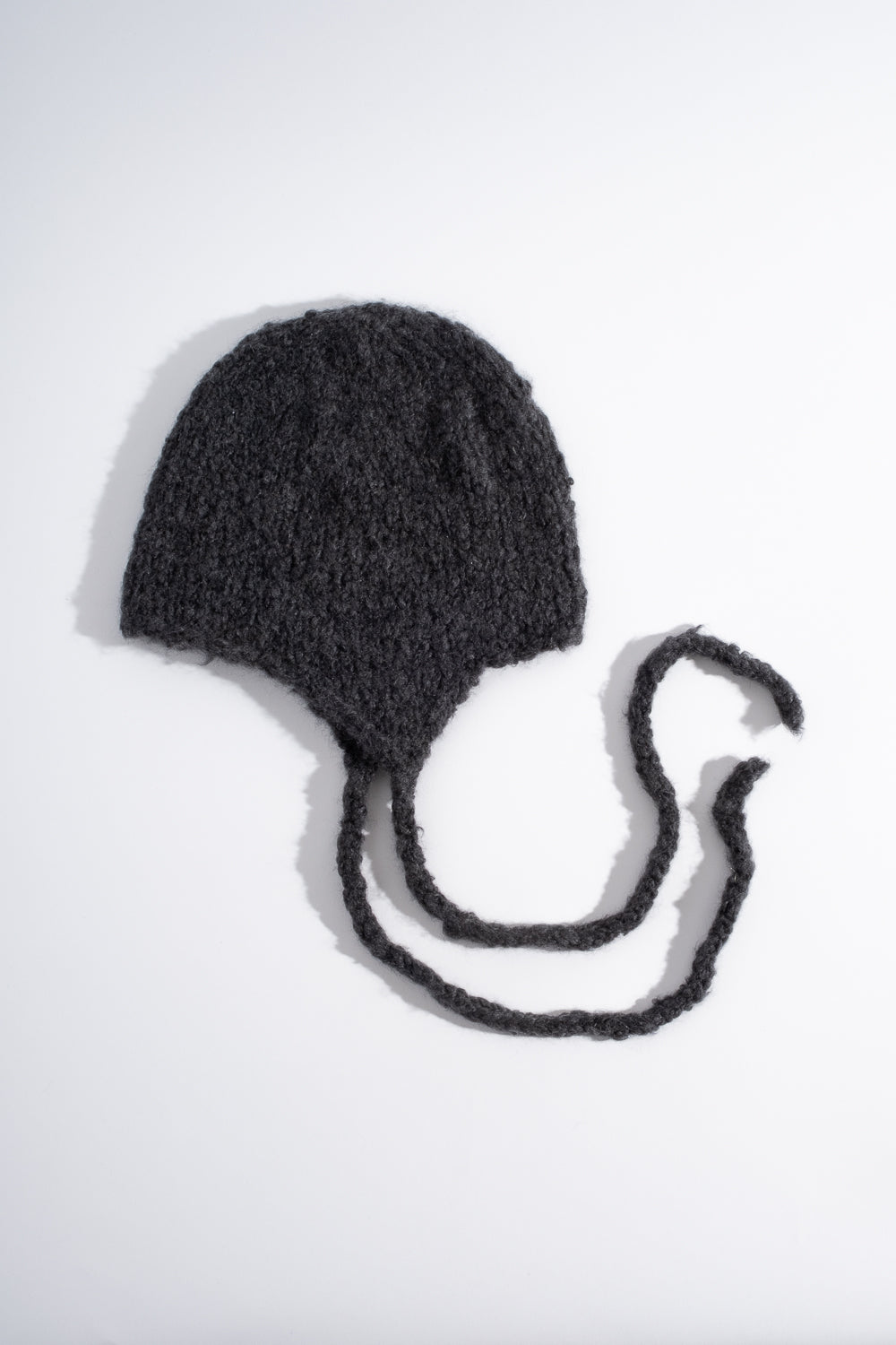 Cashmere + Silk Knitted Hat in Anthra