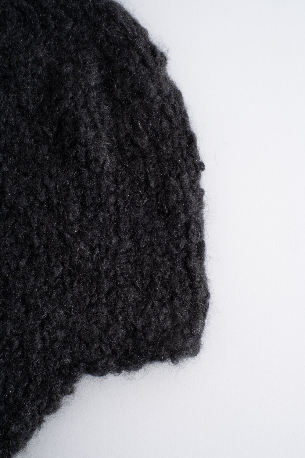 Cashmere + Silk Knitted Hat in Anthra