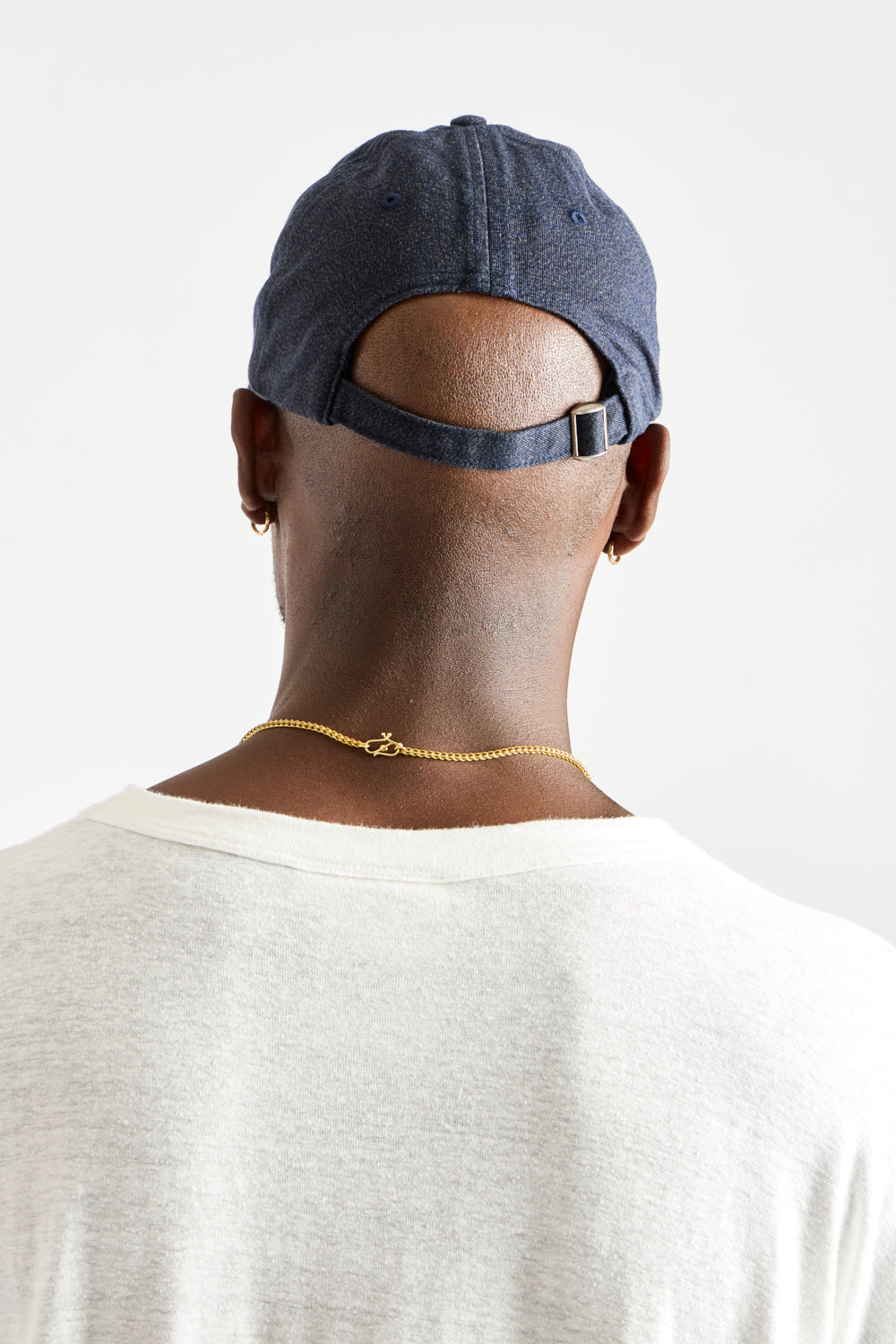 Heavy Twill Cap in Navy