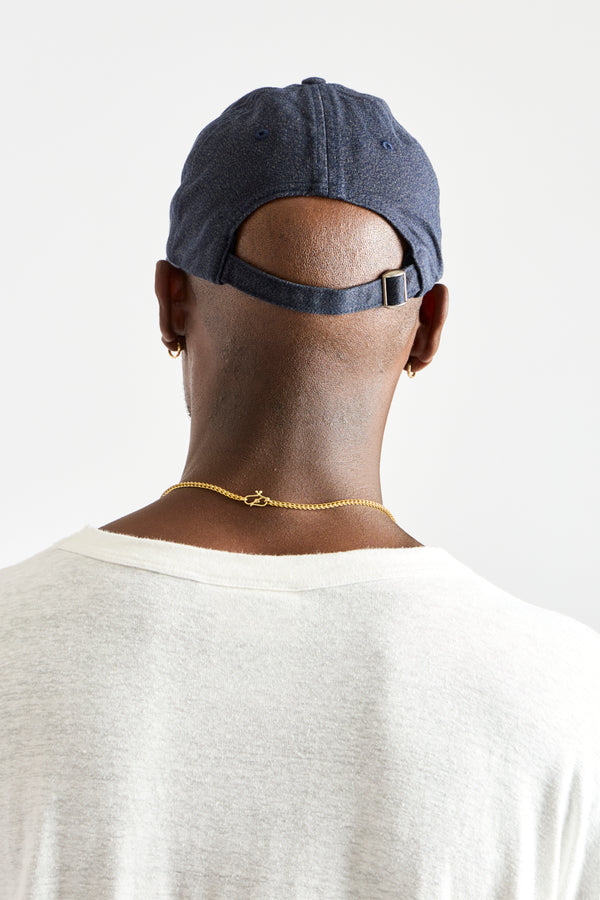 Heavy Twill Cap in Navy