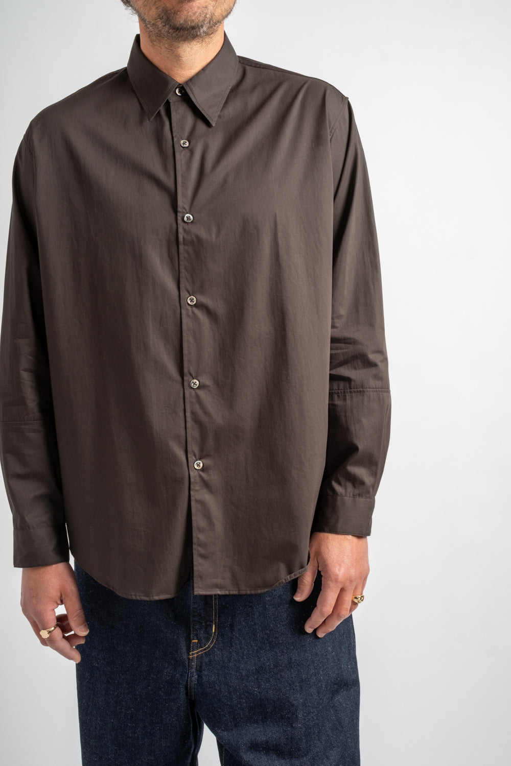 Lynn Poplin L/S Shirt in Timber