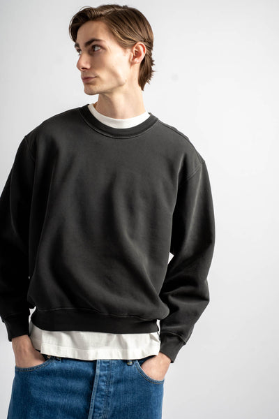 Mini Crewneck in Pigment Charcoal