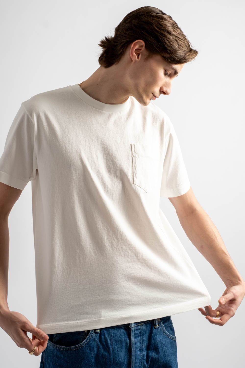 Municipal Pocket T-Shirt in White