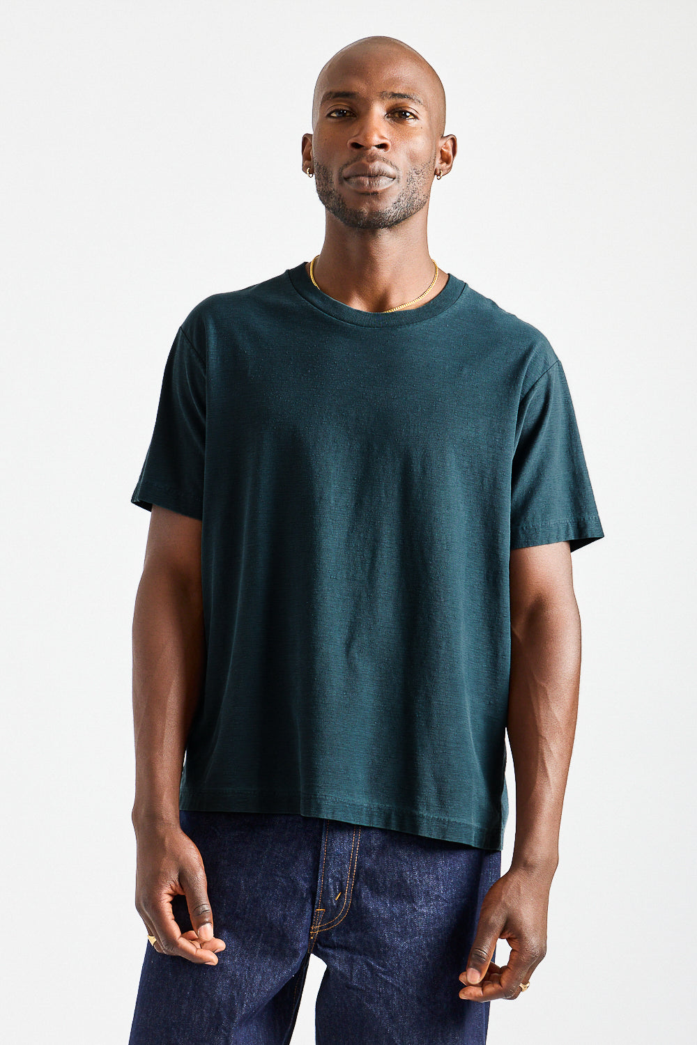 Nep T-Shirt in Pigment Pitch Teal