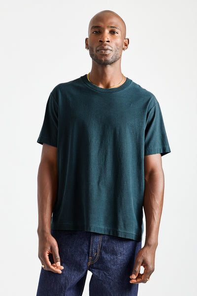 Nep T-Shirt in Pigment Pitch Teal