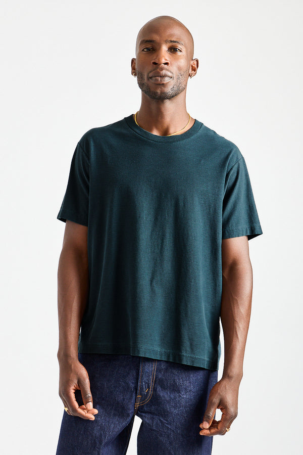 Nep T-Shirt in Pigment Pitch Teal