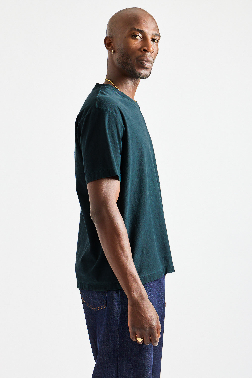 Nep T-Shirt in Pigment Pitch Teal