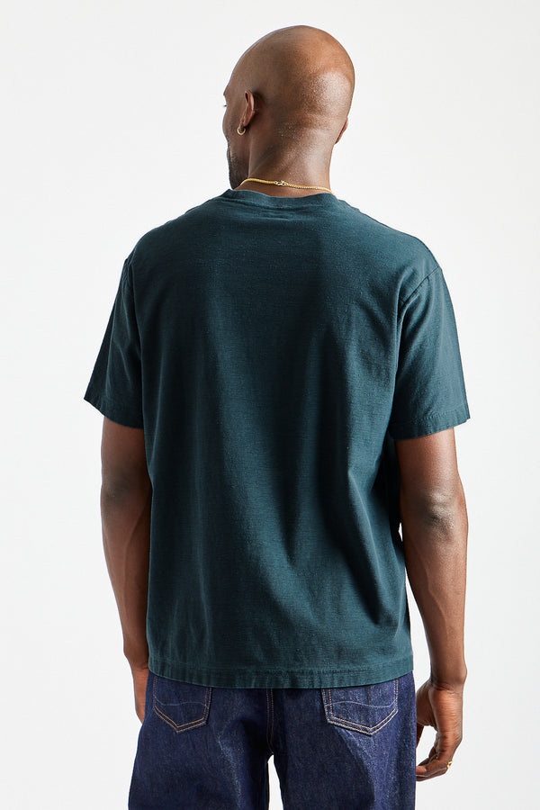 Nep T-Shirt in Pigment Pitch Teal