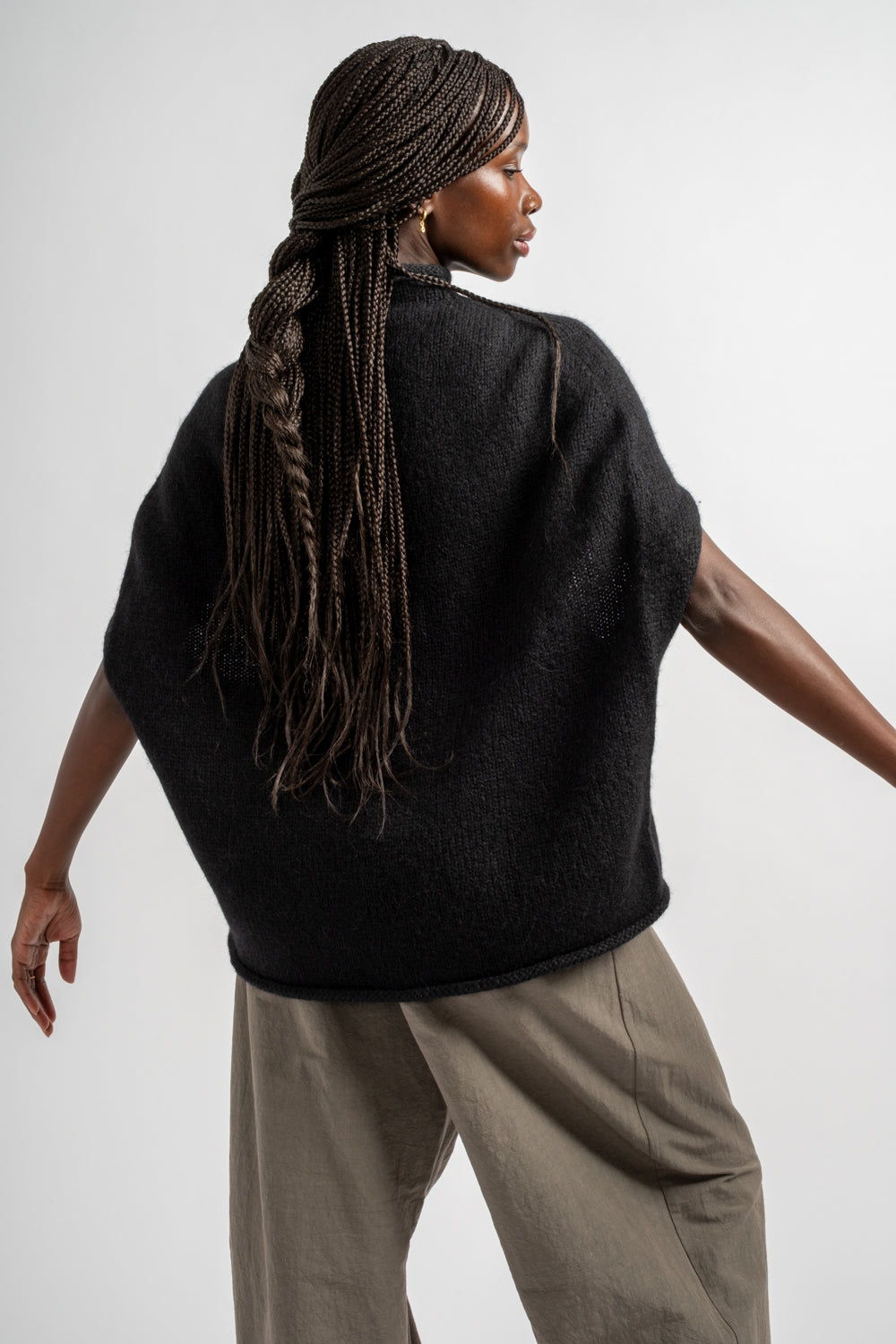 Bottle Cape in Black