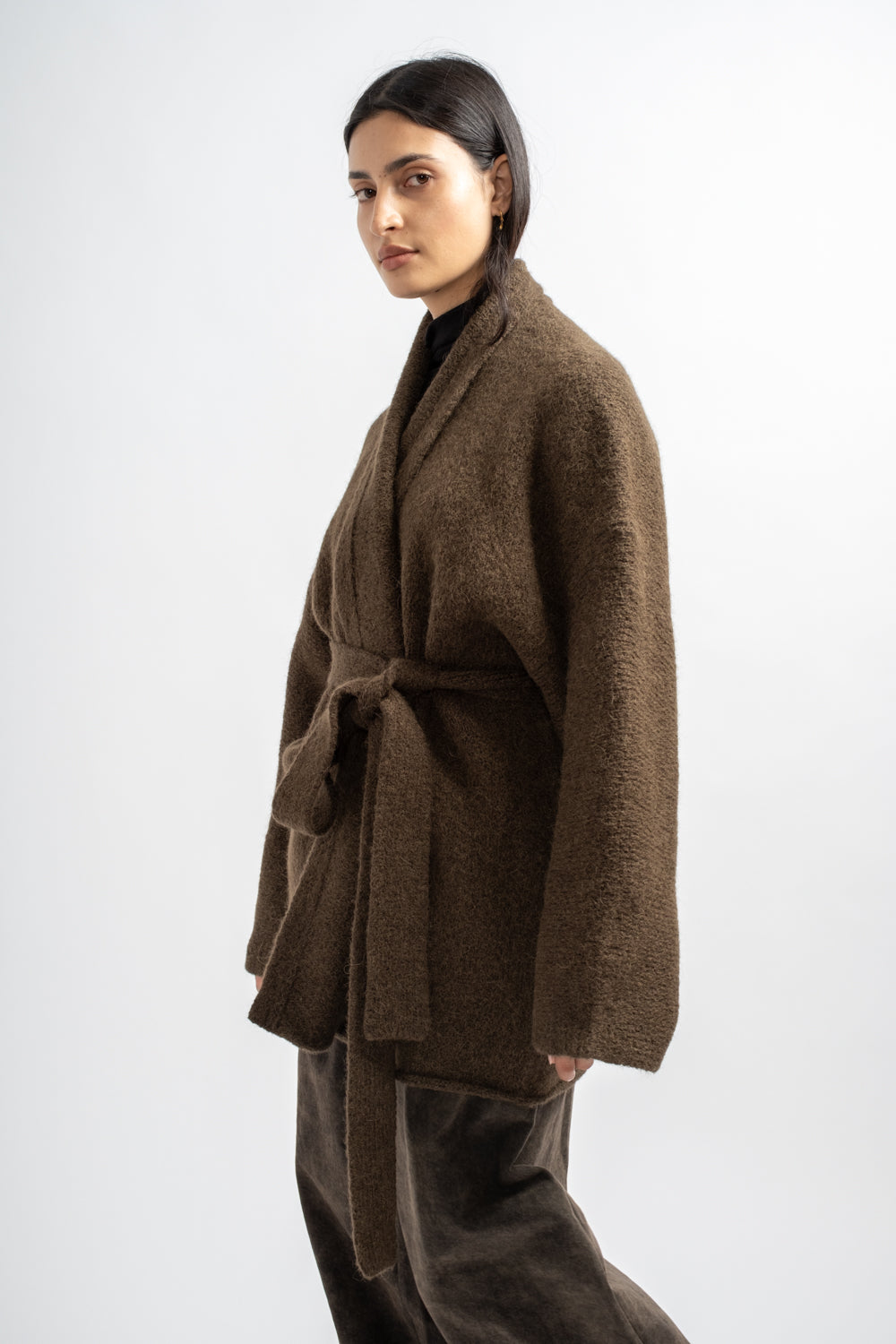 Coto Cardigan in Olive