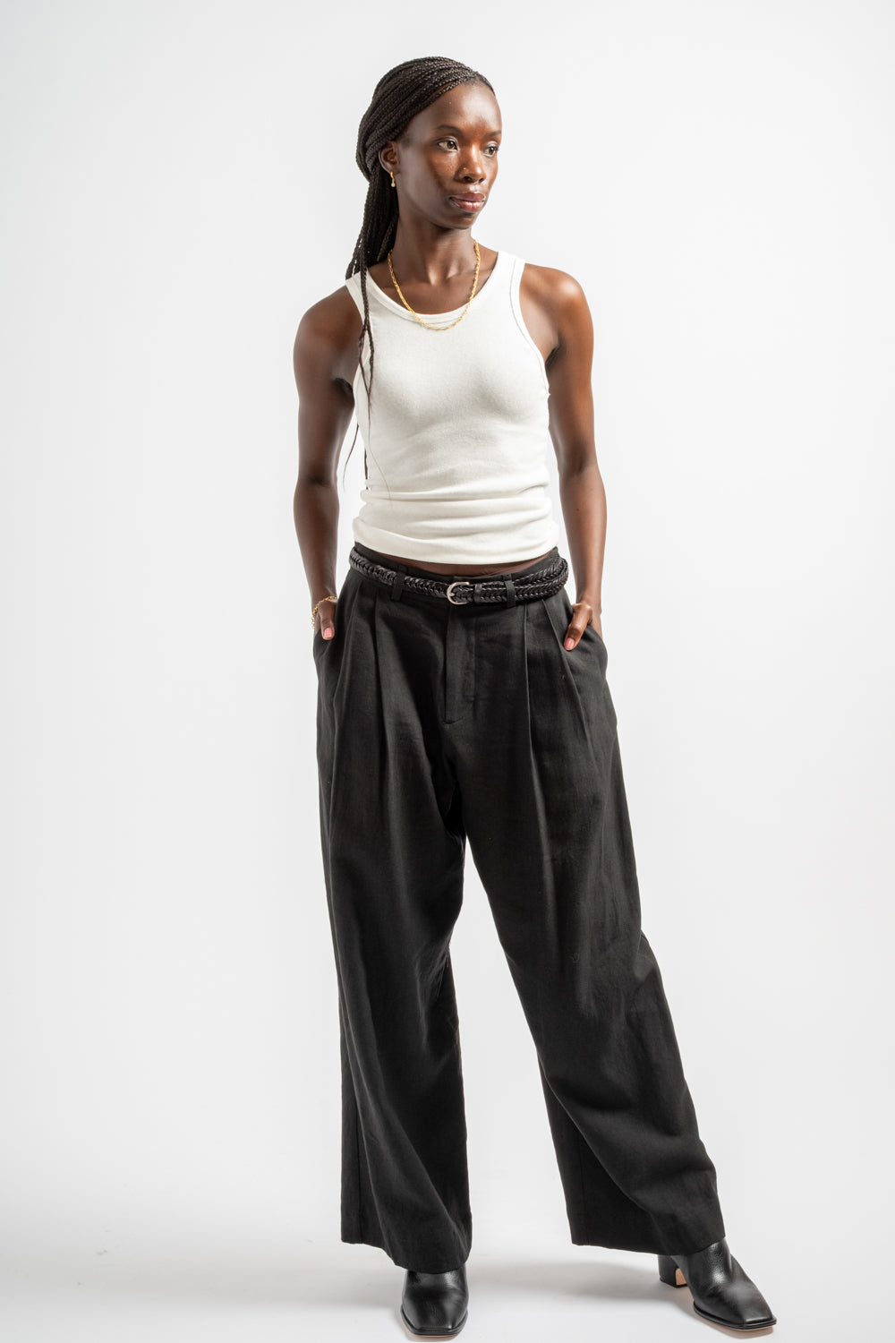 Soft Trouser in Black