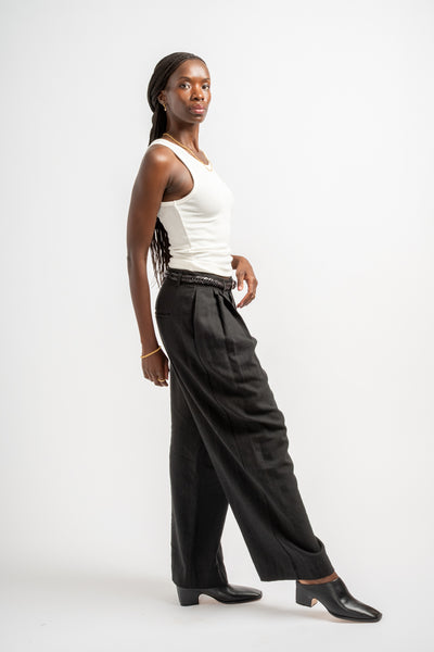 Soft Trouser in Black