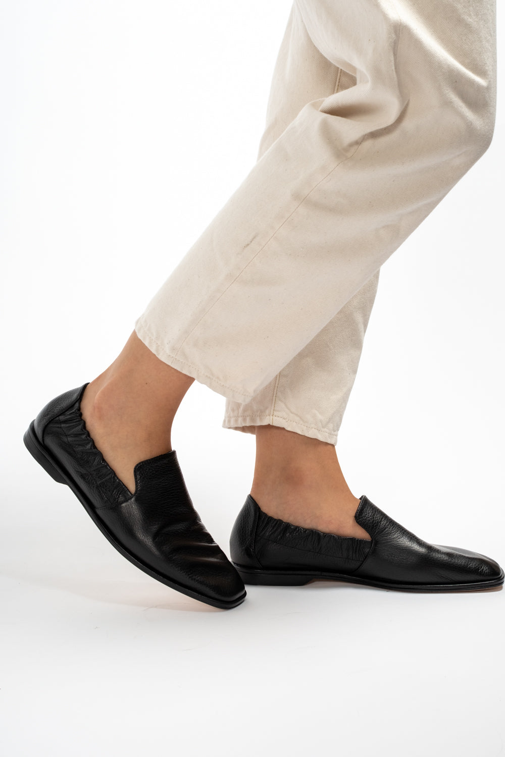 Square Loafer in Black