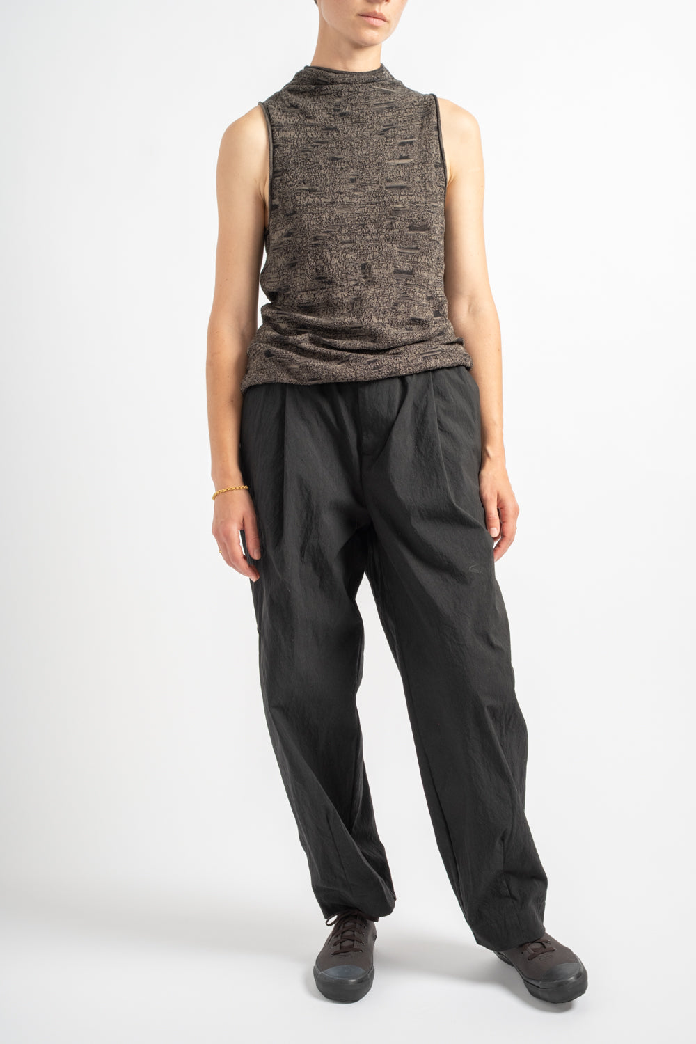Taper Trousers in Black
