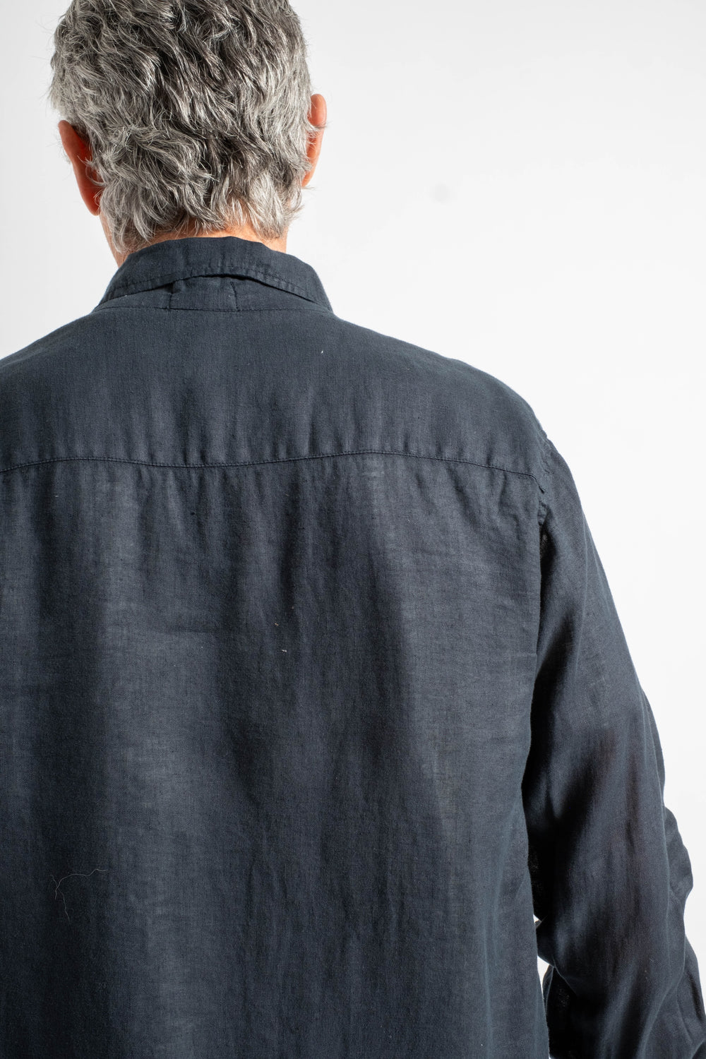 Brando Linen Shirt in Ink