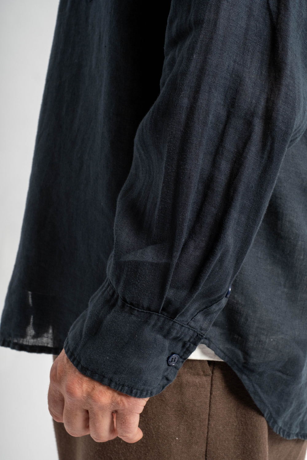 Brando Linen Shirt in Ink