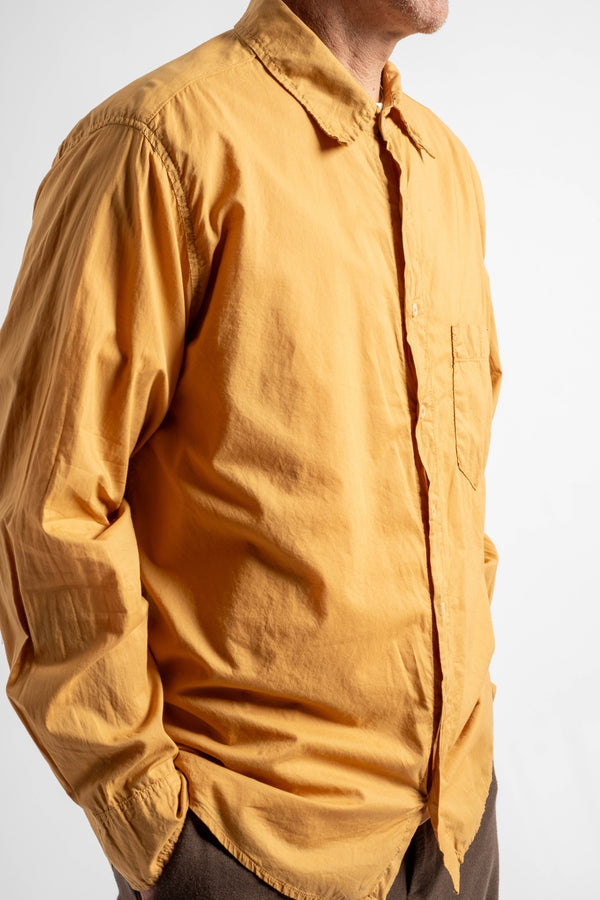 Brando Shirt in Cotton Honey Mustard