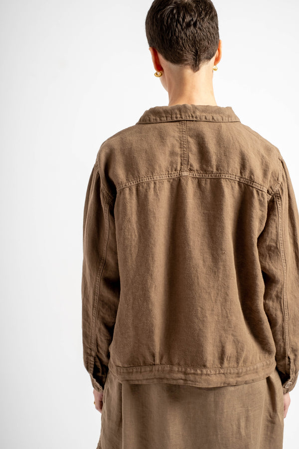 Jojo Jean Jacket in Bark