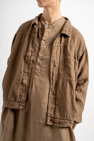 Jojo Jean Jacket in Bark