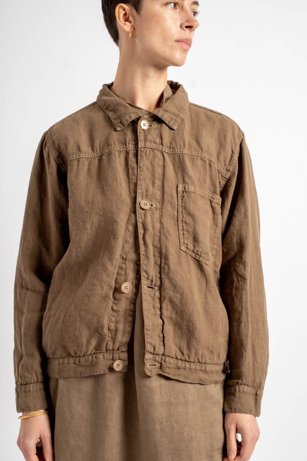 Jojo Jean Jacket in Bark