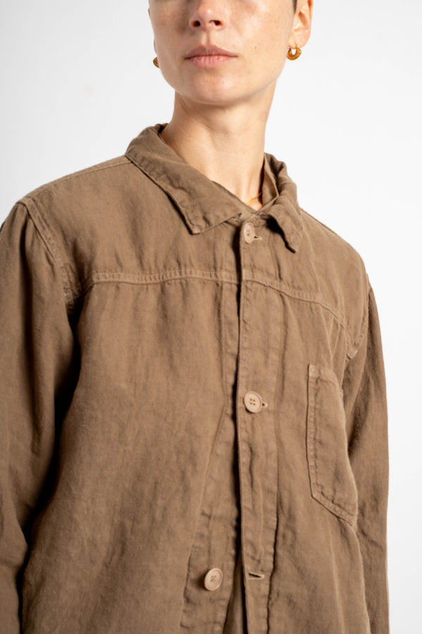 Jojo Jean Jacket in Bark