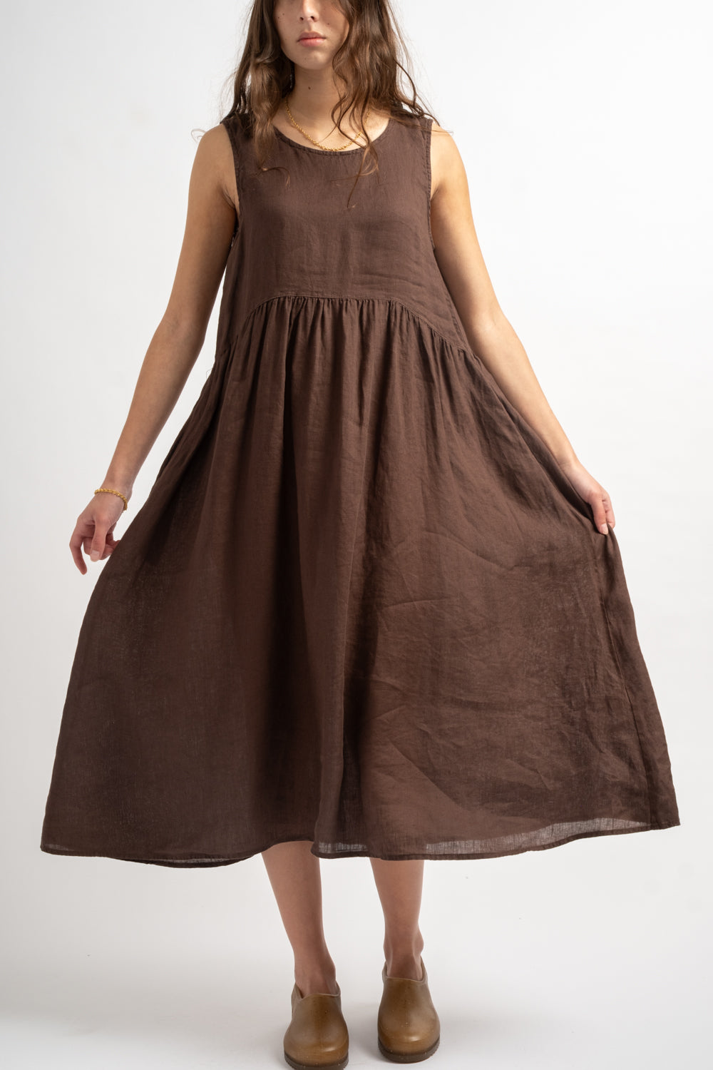 Amanda Dress in Chocolate