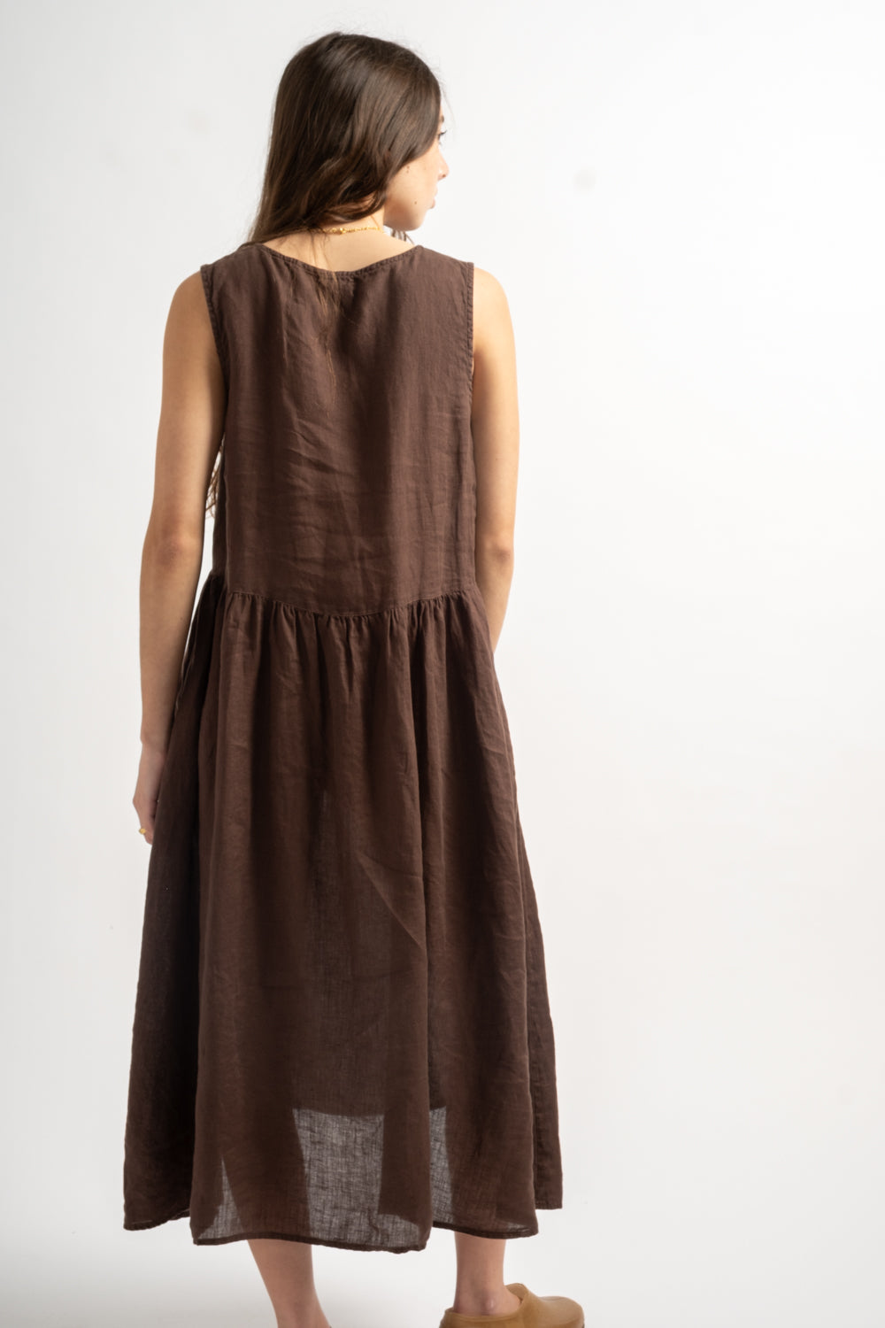 Amanda Dress in Chocolate