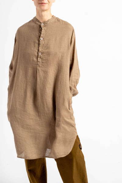 Rani Linen Kurta in Bark